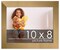 10x8 Solid Wood Picture Frame with UV-Resistant Acrylic & Acid-Free Backing, Available in 6 Finishes: Matte Black, Matte White, Metallic Bronze, Silver, Natural Wood Grain & Mahogany